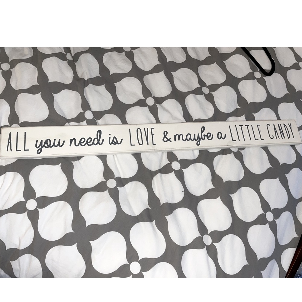 3-foot Wooden Candy Room Sign